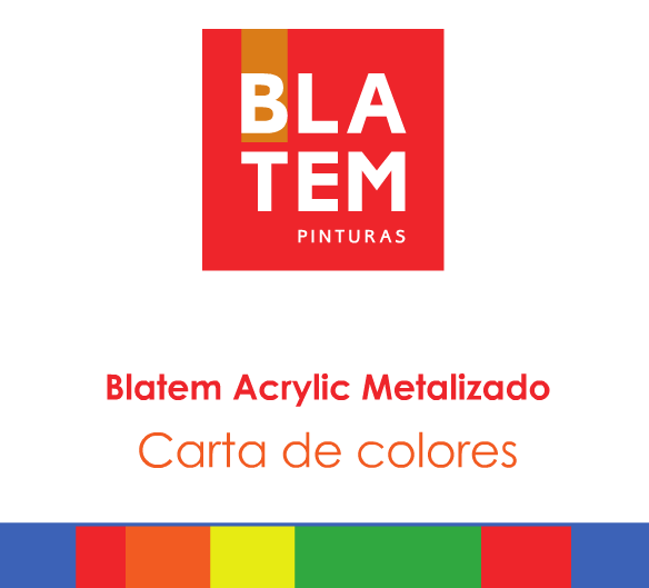 Nueva carta de colores para Blatem Acrylic Metalizado