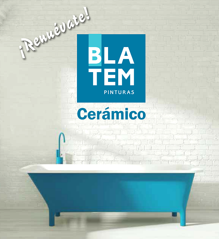Blatem Cerámico, el esmalte de Pinturas Blatem para tu cuarto de baño